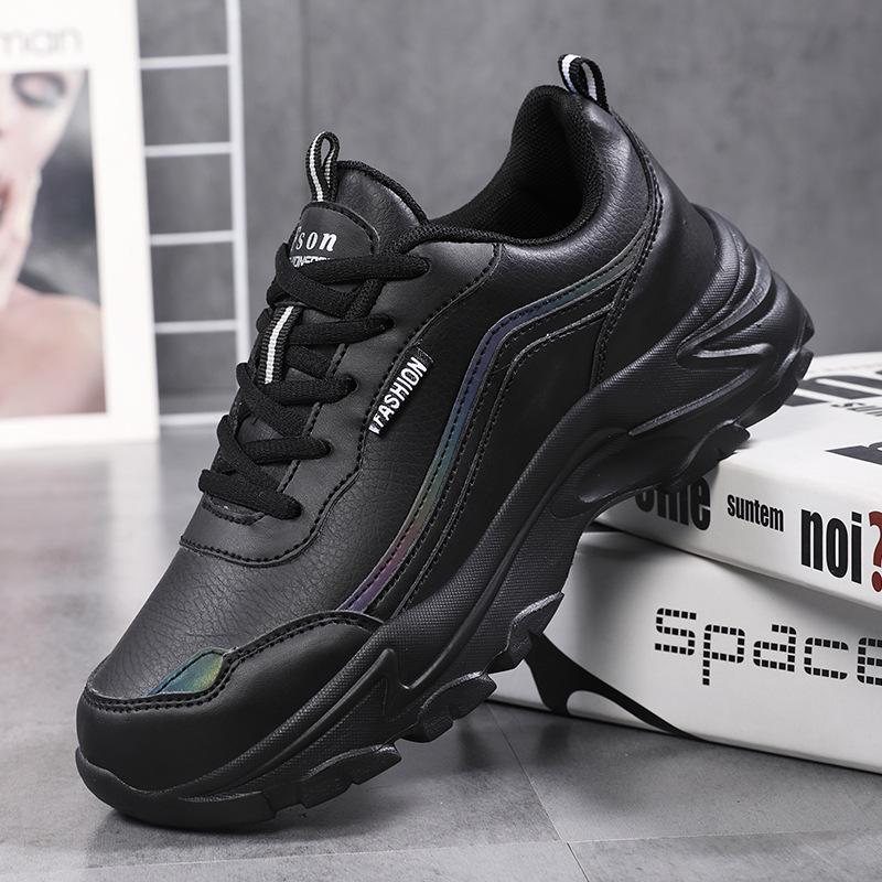 Chaussures de papa à plateforme pour femmes automne ins nouveau style de Hong Kong polyvalent style universitaire chaussures de sport décontractées