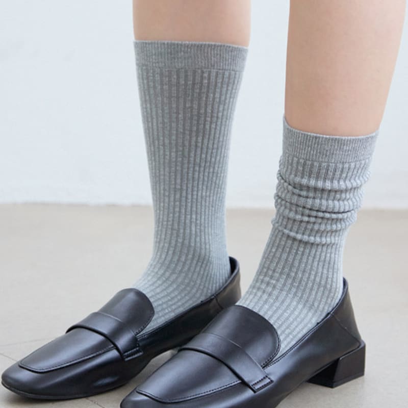 TSH Basic Ribbed Socks 4 Colors
