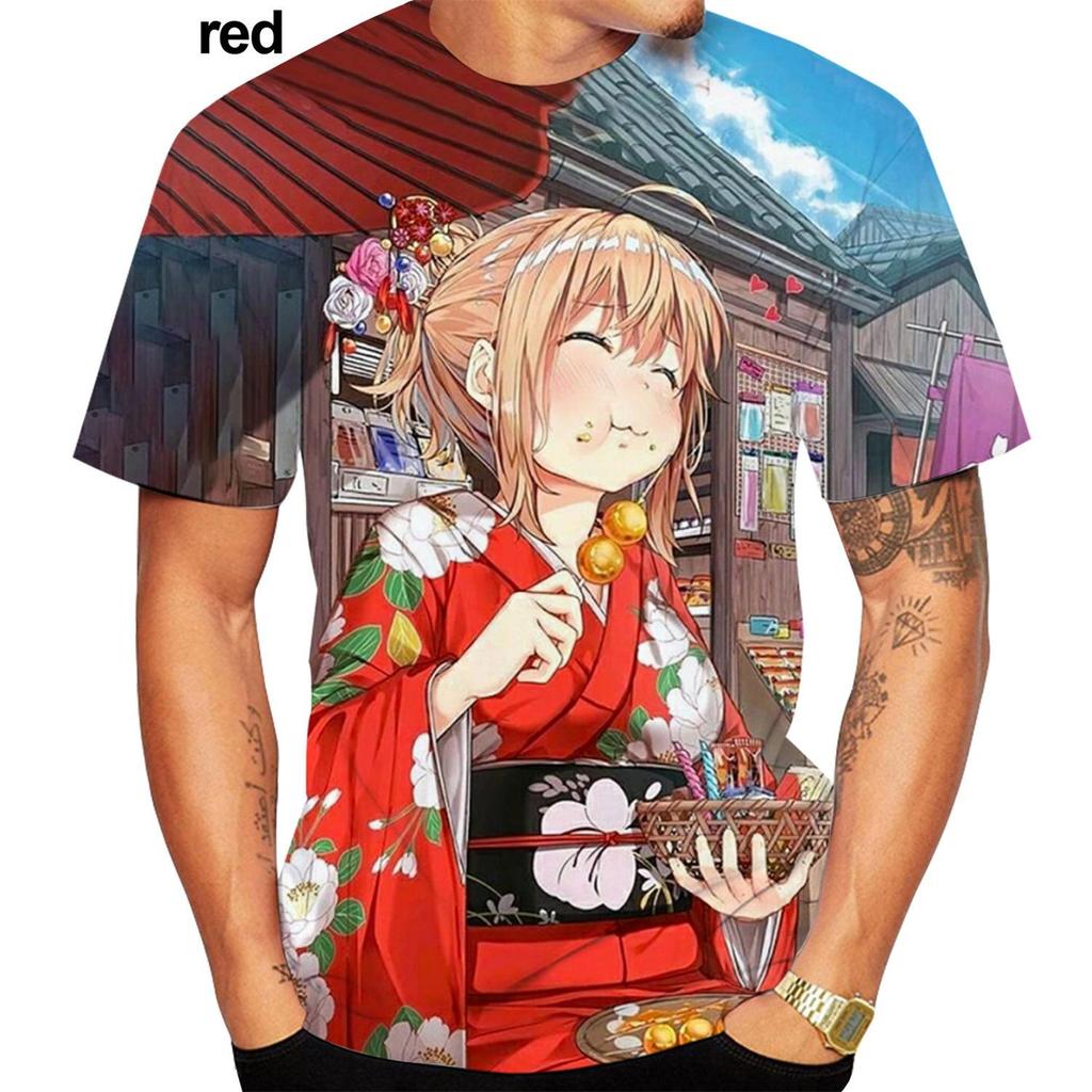 Summer Anime Sword Art Online 3D Printing Short Sleeve Casual Harajuku T-Shirt Oversize Top Tees