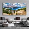 Canvas Painting Snow Mountain Landscape Canvas Print Art Canvas Wall Art Poster For Living Room Home Decor