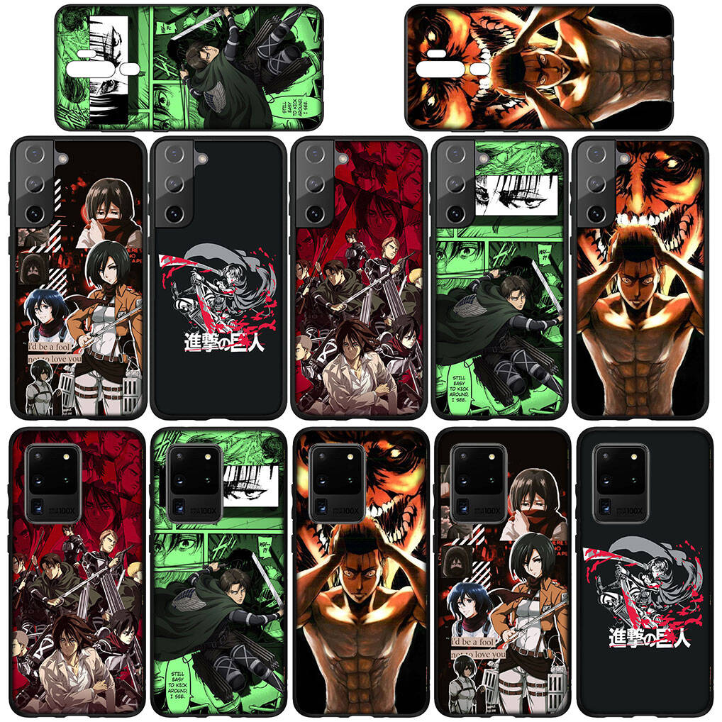 for Motorola Moto Edge 70 60 50 G54 G86 Samsung Galaxy S25 iPhone 17 16 15 Xiaomi Redmi Note 14 13 Pro Phone Case Wallpaper Attack on Titan Levi Cover