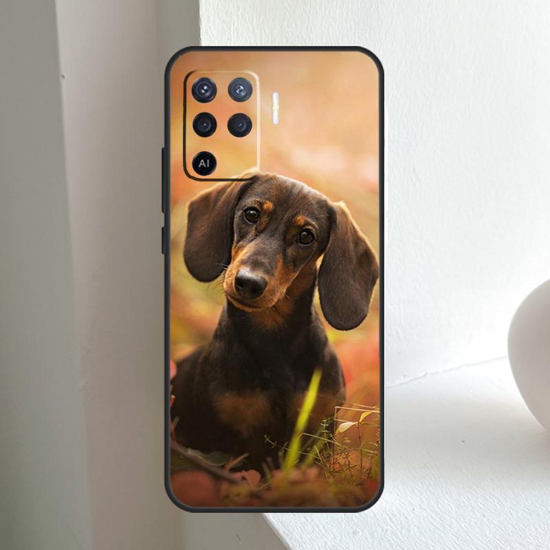 Dackel Hund Für OPPO A80 A60 A40 A5 A6 Pro A15 A17 A57 A16 A76 A96 A18 A38 A58 A78 A98 A54 A74 A94 Hülle