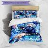 3pcs Genshin Impact Furina1 Design Cover Set - HD Printed Bedding with 1 Cover and 2 Pillowcases - Perfect for Home and Dorm Decor