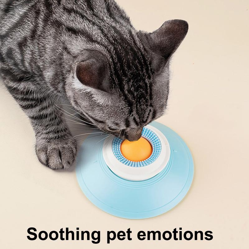 Dog Cat Licks Toys For Liquid Food, Anxieties Relief Slow Feeder Dog Lick Ball Treat Dispenser, Non-Slip Licking Bowl