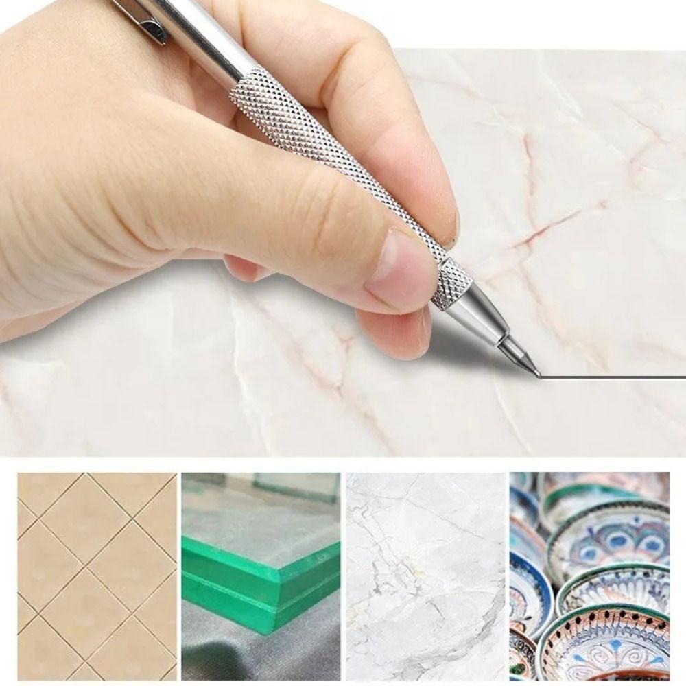 Magnetic  Scribing Pen Durable Tungsten Carbide Nib Stylus Pen Cutting Marker Pencil  Tile