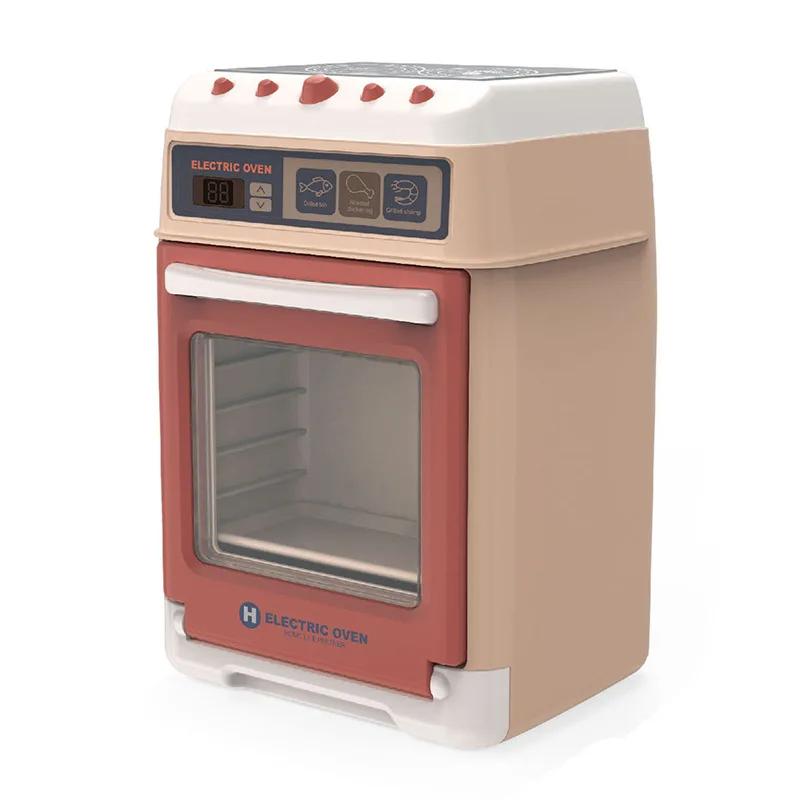 Kids Kitchen Appliances Toy Pretend Play Kitchen Accessories with Blender Coffee Maker Mixer Toaster Vacuum with Sounds & Light