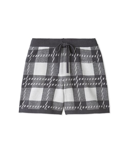 

Женские шорты Gelato Pique Air Moco в клетку жаккардовой вязки PWNP245139 NVY