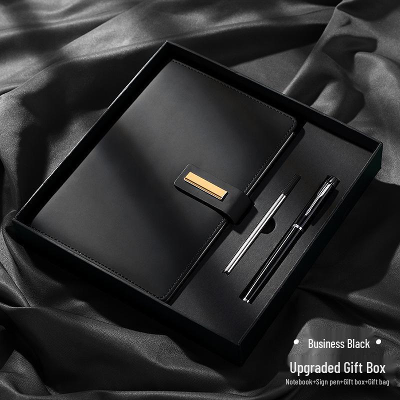 High-End Custom Business Notebook Gift Set with Logo Printing