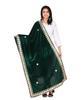 TreegoArt Mode Damen Samt Mischung Bestickt Gota Pati Spitze Rand Dupatta Chunni - Packung mit 1