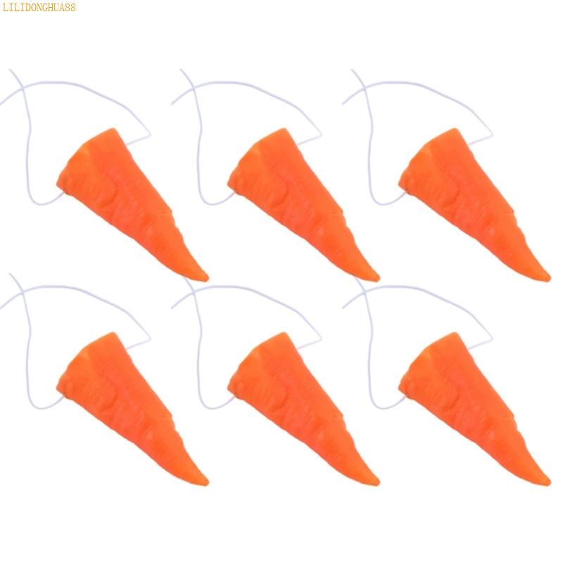 K1AE 6Pcs Realistic Plastic Witch Nose Witch Costumes Accessory For Adults Kids Theatrical Halloween And Festival Celebration