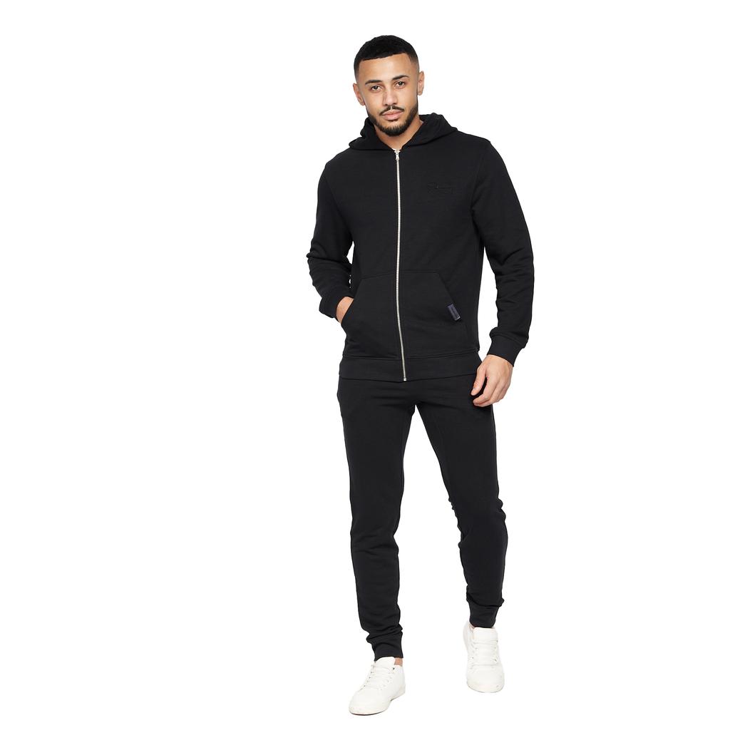 Crosshatch Mens Braxson Full Zip Hoodie