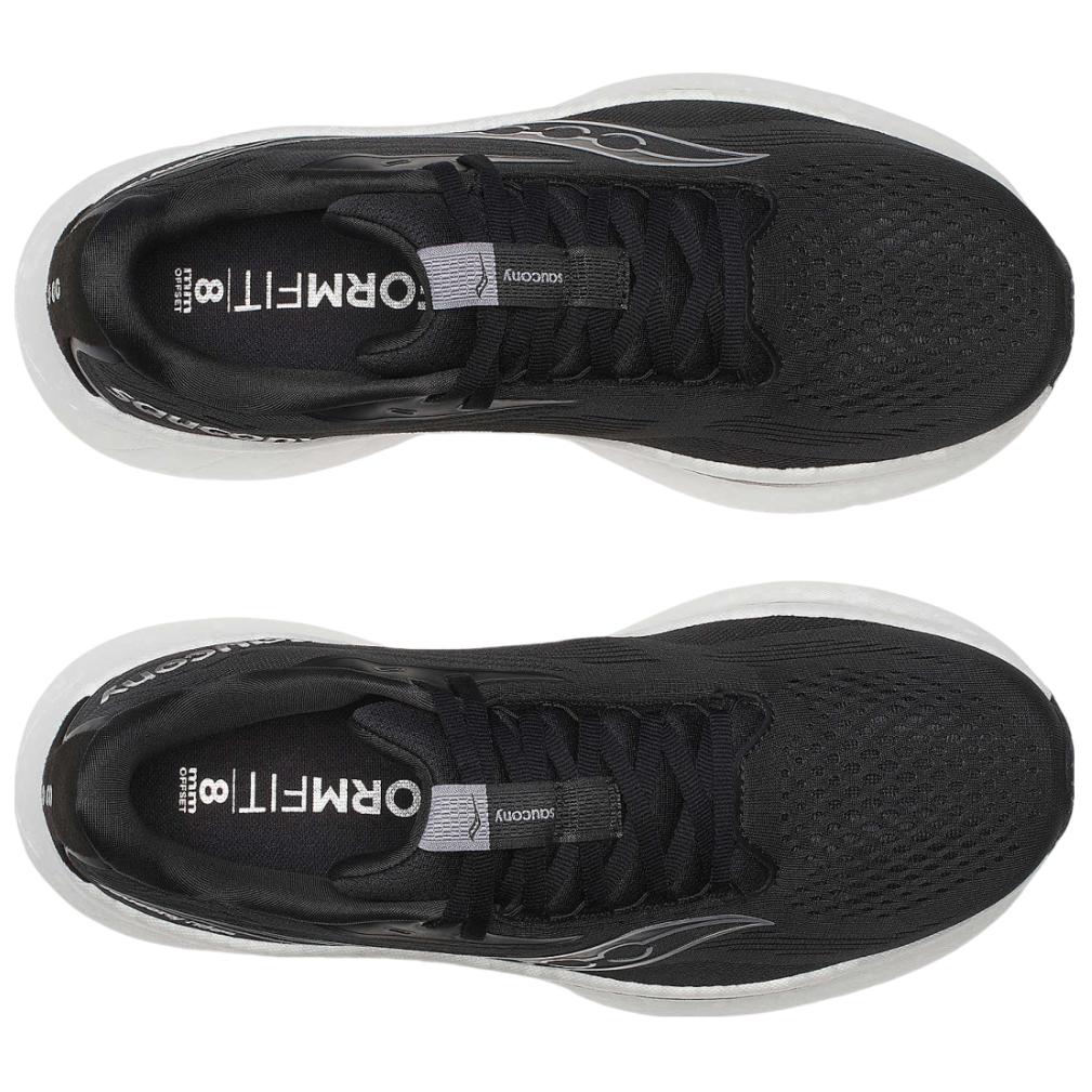 Saucony Ride 18 Black White Men Sneakers S21000-100