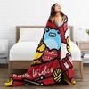 Soft BlanketBoy Girl Decorative Yellow Duck Christmas Throw Blanket  Flannel Bedspread For Couch Bed Novelty Sofa Bed Cover