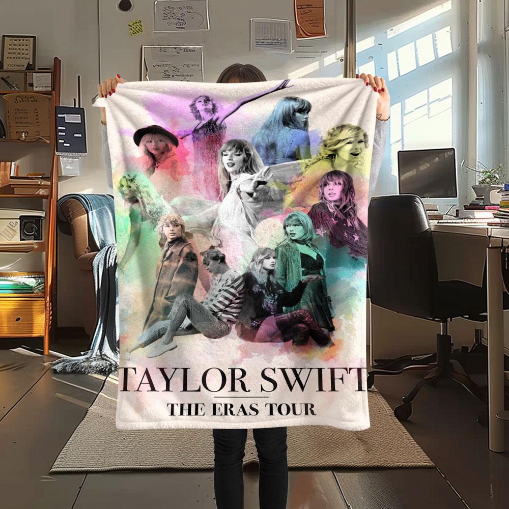 Taylor Swift printing Flannel Blanket Bedroom Sofa Camping Warm blanket Gifts for family and friends-MJ011