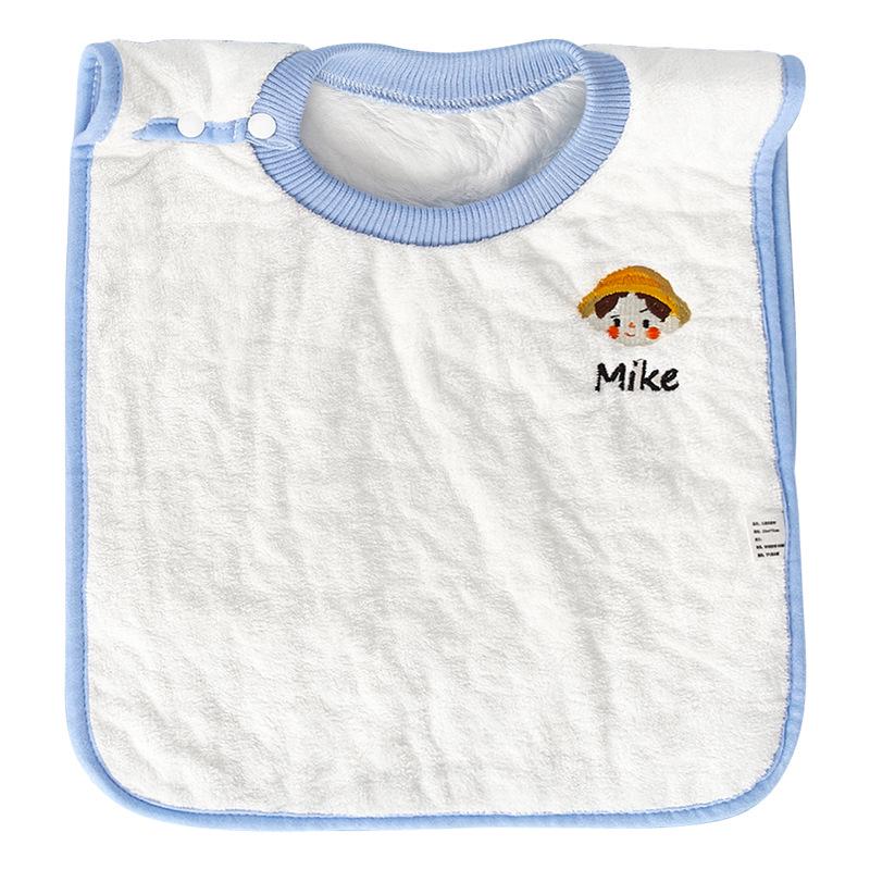 Salopete pentru bebeluși din lână corali impermeabile și respirabile - Salopetă absorbantă cu buzunar pentru orez