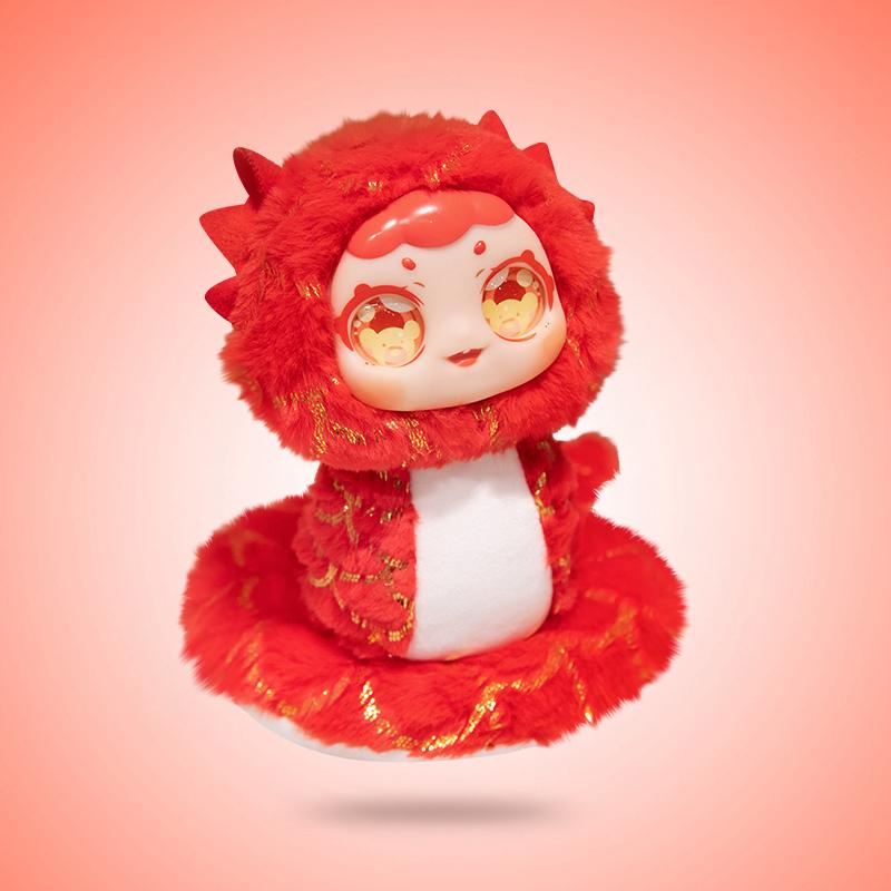 Vinyl Plush Dolls Snake Doll Series A Variety Of Colors And Shapes Cute Soft Animal Charm Birthday Gifts