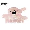 Medium Length Hair Clip Halloween Claw, Cute Ghost Gripper, Firm Grip with Elastic Gripper Shimmer for Long Hair, Comfortable Stylish Accessories
