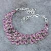 Pink Kunzite Gemstone Handmade 925 Sterling Silver Jewelry Necklace 18" M-323