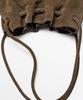 Massimo Dutti Split Suede Pleated Bag