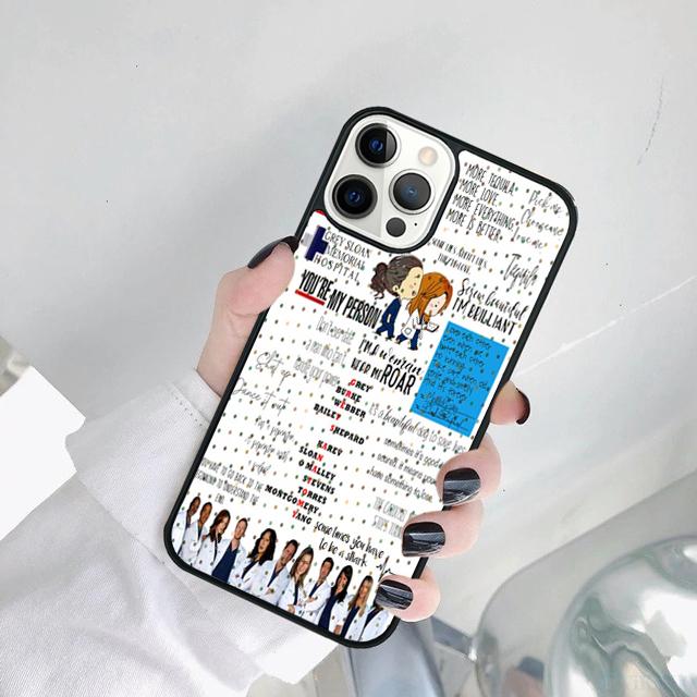 Greys Anatomy You are my person Phone Case Cover For iPhone 17 Air 11 12 13 15 16 14  Pro MAX Plus