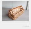 Water Hyacinth Woven Storage Basket - Magazine & Handheld Organizer