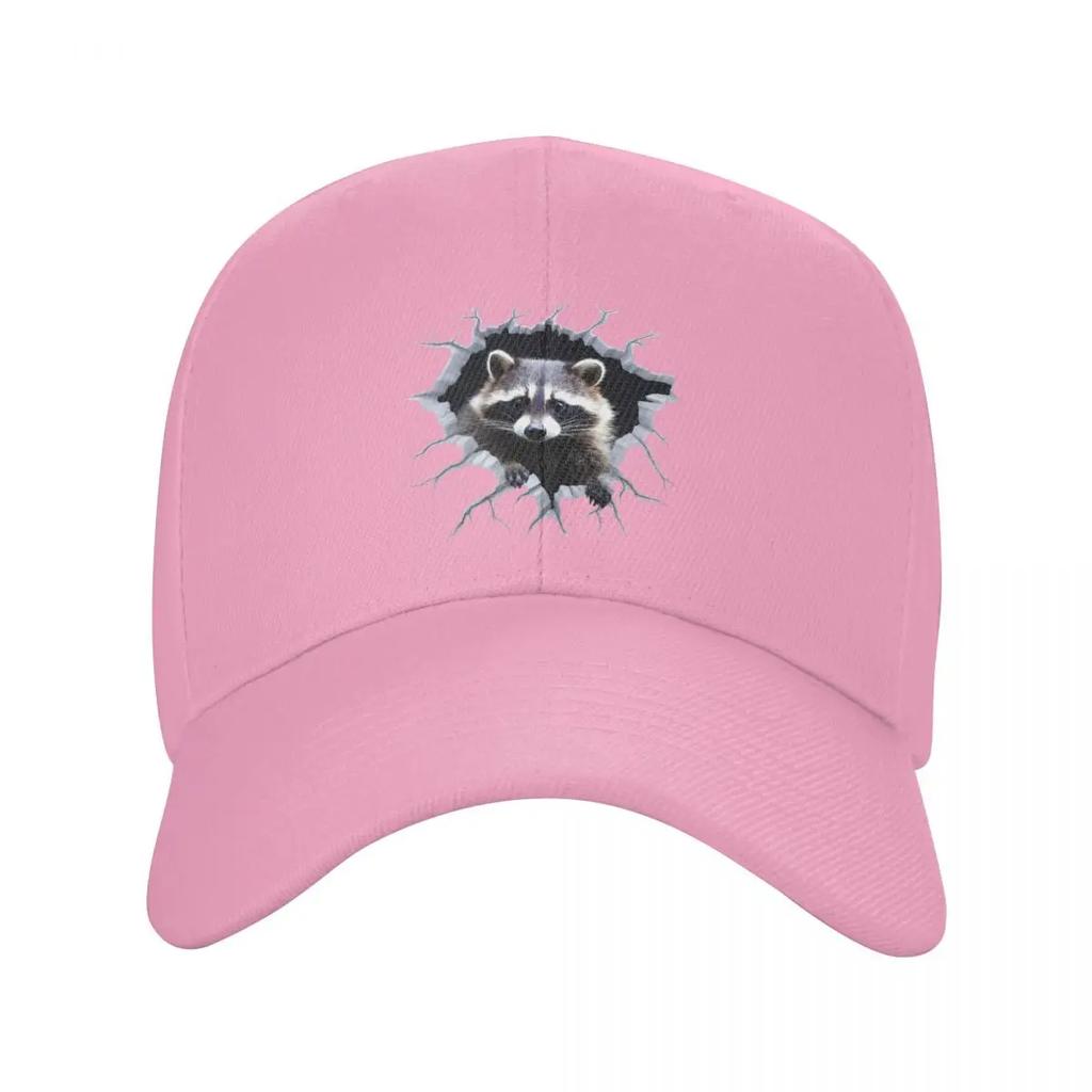 Personalized Funny Raccoon Baseball Cap Sports Women Unisexs Adjustable Dad Hat Spring Snapback Caps
