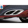 Exhaust Pipe Tail Cover Rear Exhaust Muffler End Pipe Decoration Trim For Mercedes-Benz GLC X253 Glc300 2016 -  Accessories