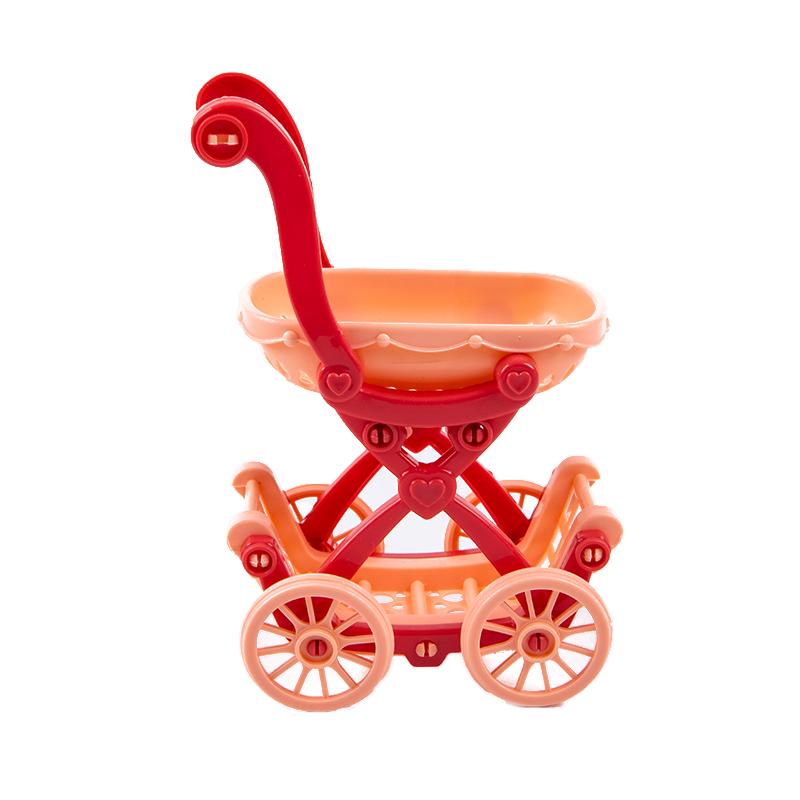 Dollhouse Furniture Accessories Girl Play House Toys Shopping Cart DIY Gift