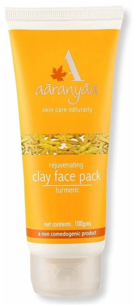 

Омолаживающая глиняная маска для лица с куркумой (face mask) Aaranyaa (Ааранья), 100г