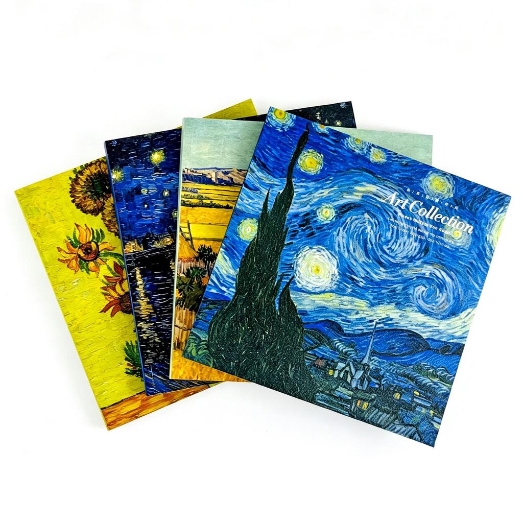 Van Gogh 20K Oil Painting Sketchbook for Art Students – 80 Thickened Hand-drawn Sketch Sheets