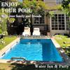 Large Underground Fiberglass Family Villa Swimming Pool