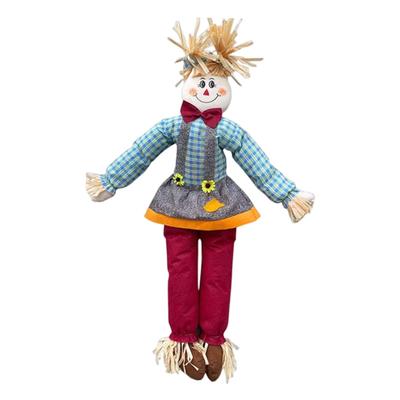 Σκιάχτρο Σταθερό Σκιάχτρο Ευχαριστίας Διακόσμηση Σκιάχτρο Φθινοπώρου 120cm για Γραφείο Κήπο Halloween Λιχουδιές Πάρτι Halloween