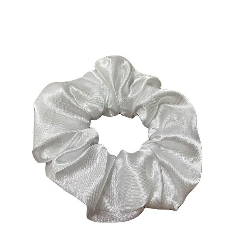 LED Işıklı Parlak Saten Noel Saç Tokası - Amerikan ve Avrupa Stilleri için Kalın Bağırsak Scrunchie Saç Aksesuarı