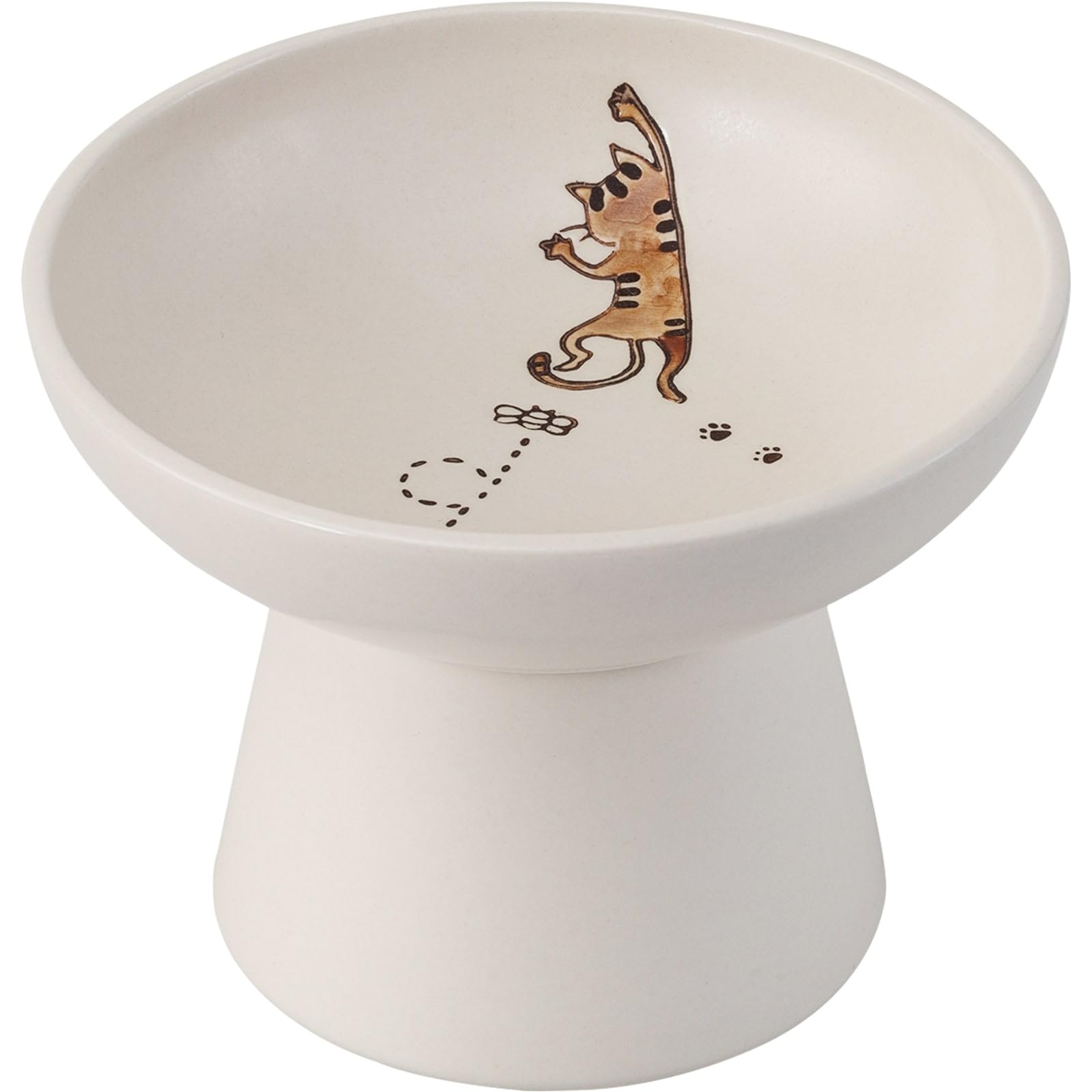 

Посуда Хасами Нэко Миска для еды, Диаметр прибл.. 13.5см, Коричневый, Сделано в Японии, 25502