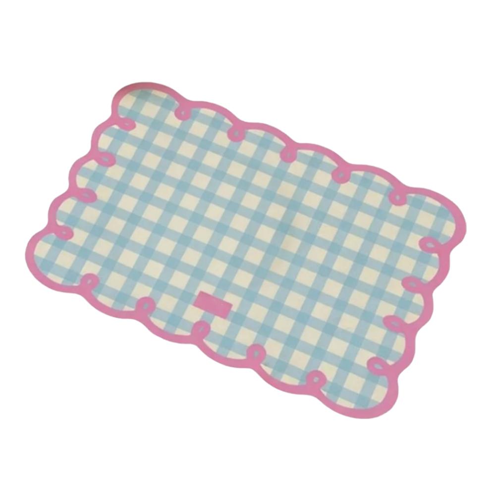 

1pcs Waterproof Kitchen Mat Coffee Machine Pad Non Slip Drying Countertop Protector Appliance Pad Dish Drain Rack Table Mats L розовый