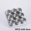 New Magnetic Spice Jar Set Stainless Steel Spice Tins Spice Storage Container Pepper Seasoning Sprays Tools with Spice Label