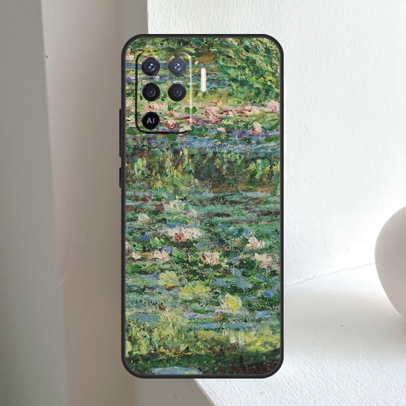 Monet Oil Painting For OPPO A74 A54 A94 A17 A57 A15 A16 A76 A96 A18 A38 A58 A78 A98 A40 A60 A80 A5 A6 Pro Case