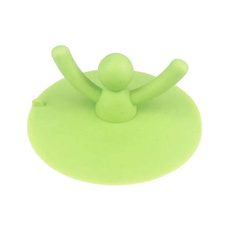 Silicone Bathtub Floor Drain 3 Colors for Kitchen Bathroom Accessories Hair Stopper Portable Kitchen Sink Stopper Drain Plug