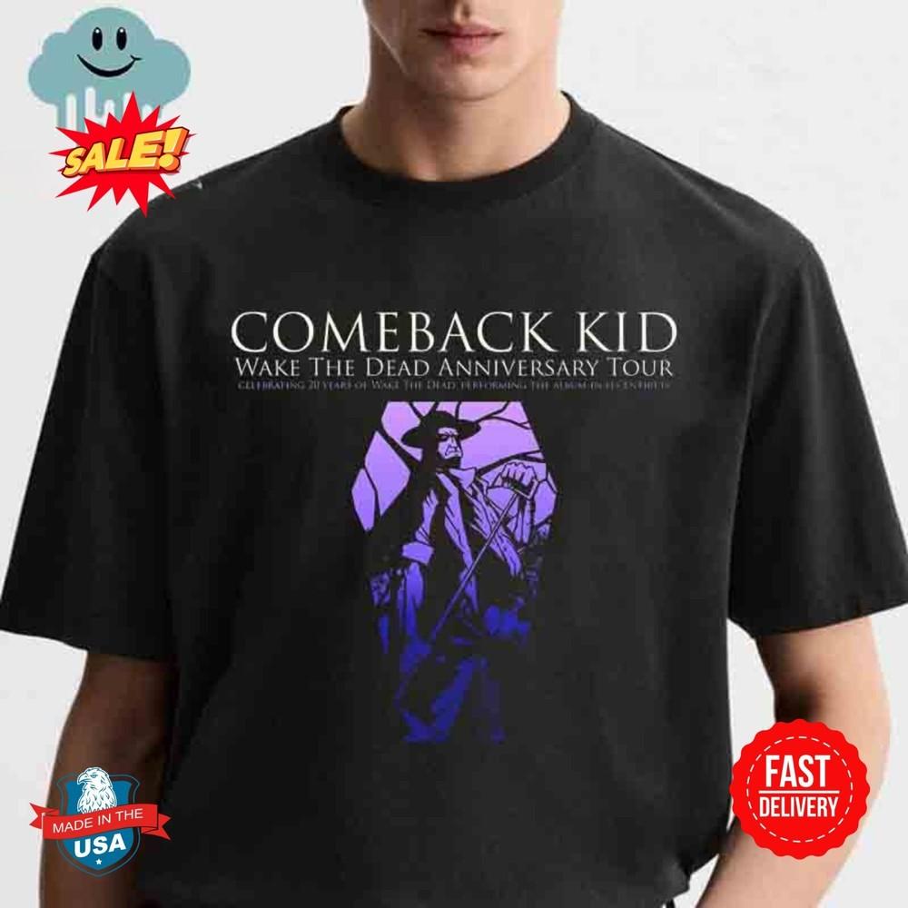 Comeback Kid 2025 Wake The Dead Anniversary European Tour T-Shirt XL