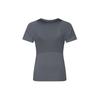 Asics Breathable Comfortable Round Neck Short Sleeve T-Shirt Women Tops Dark-Gray 2032C917-020