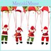 Charming Santa Claus Snowman Christmas Home Ceiling Decoration Parachute Doll Toy