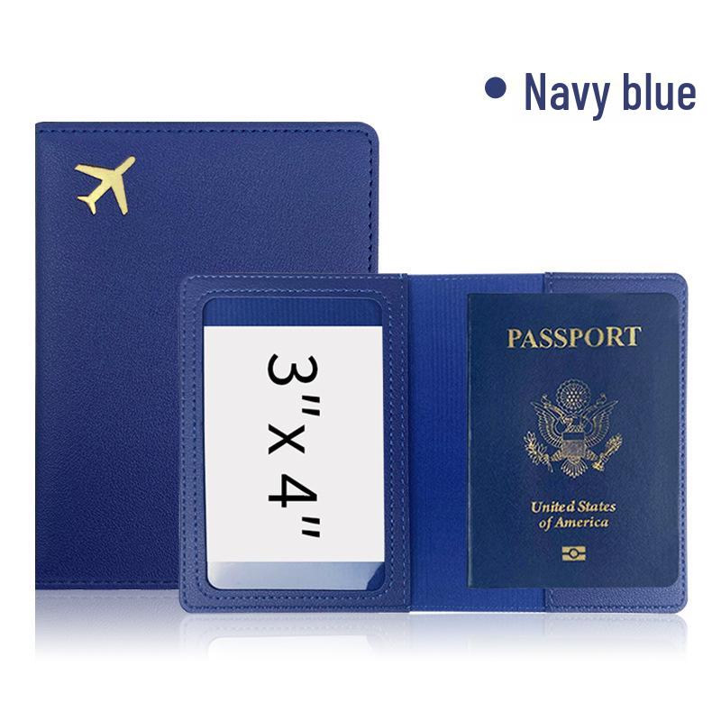 Multi-color PU Leather Passport Holder with Custom Logo Option