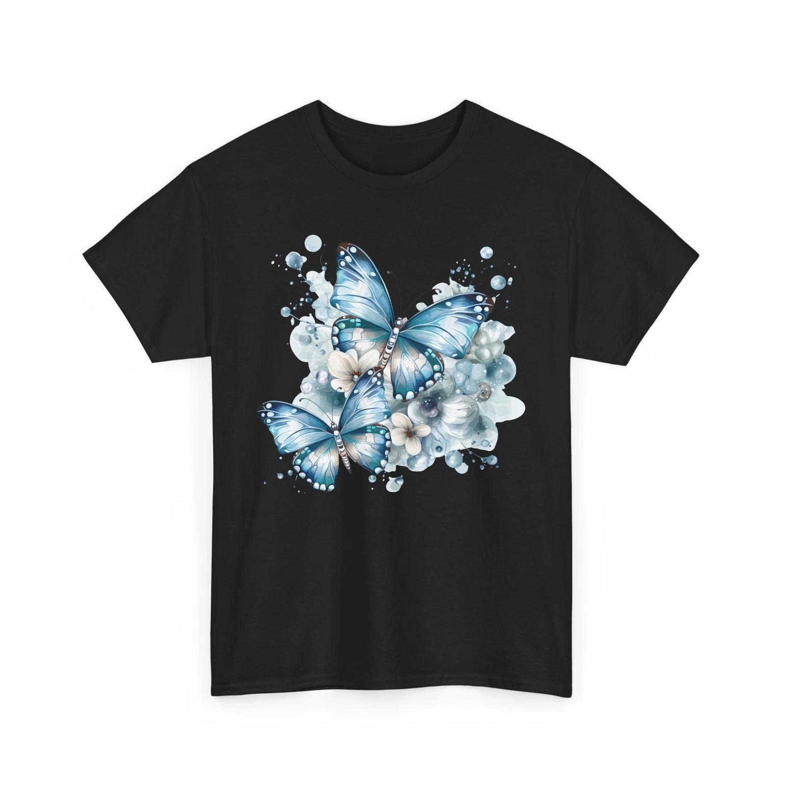 Boho Butterfly Shirt Aesthetic Graphic Tee Women’s Oversized Retro Trendy 2XL