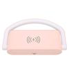 Wireless Charging Alarm Clock Two Levels Adjustment Night Light Multifunction Digital Alarm Clock
