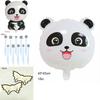 Charming Cartoon Panda Party Supplies Tableware Decor For Children's Day Festivities