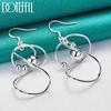 Pendant Earrings Silver Fashion Jewelry