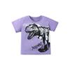 Cotton T-shirt Summer Cartoon Dinosaur Top Cotton Girls' Base Shirt Short-sleeved Girls' T-shirt