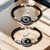 Sun Moon Lovers Glow In The Dark Braided Bracelet Couple Matching Bracelets For Students Valentine's Day Gift