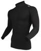 Otafuku Gloves Winter Long Sleeve High Neck Shirt Fully Half Quick Size LL [Heat Retention, Deodorizing, Zipper, Drying, Compression] JW-247 Black,
