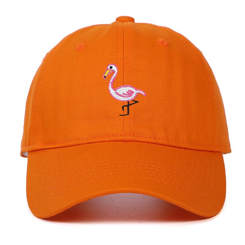 Embroidered Flamingo Soft Baseball Cap for Men & Women - Sun Protection Dad Hat